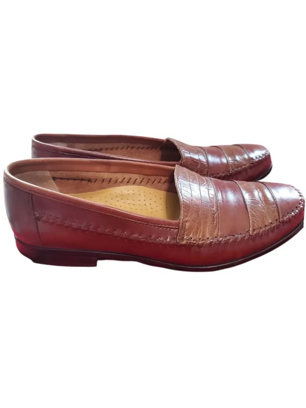 Giorgio Brutini Premier Le Glove Dress Men Loafers Leather Slip-On 9 M